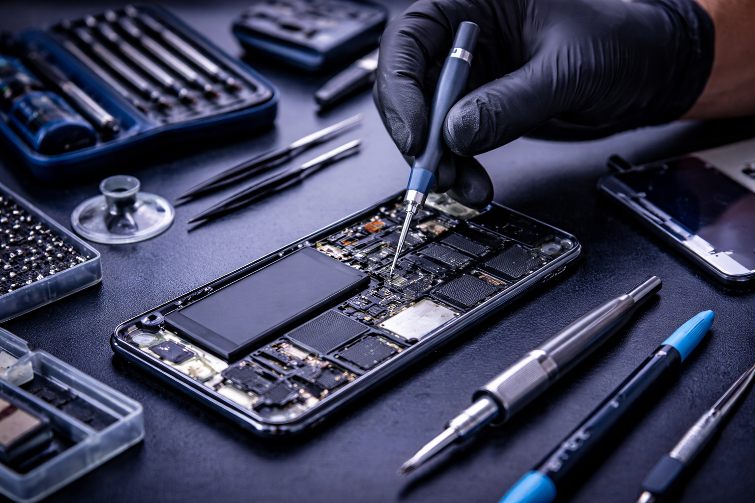 Reparación y mantenimiento de celulares